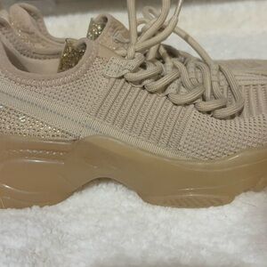 Steve Madden Beige Women's Athletic Sneakers